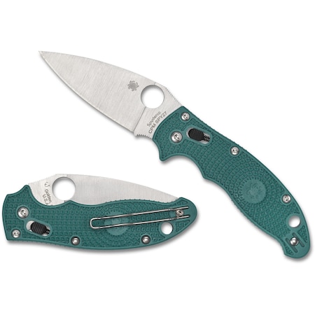 Spyderco 2024 Spyderco, Reveal V4, Manix 2 , Blue Frcp, Cpm Spy27, Plain Edge SPY-C101PCBL2